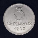 5 Centavos  1967  Aço Inox   FC