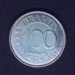 100 Cruzeiros Reais 1993 FC LOBO GUARA