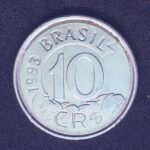 10 Cruzeiros Reais 1993  Soberba TAMANDUÁ
