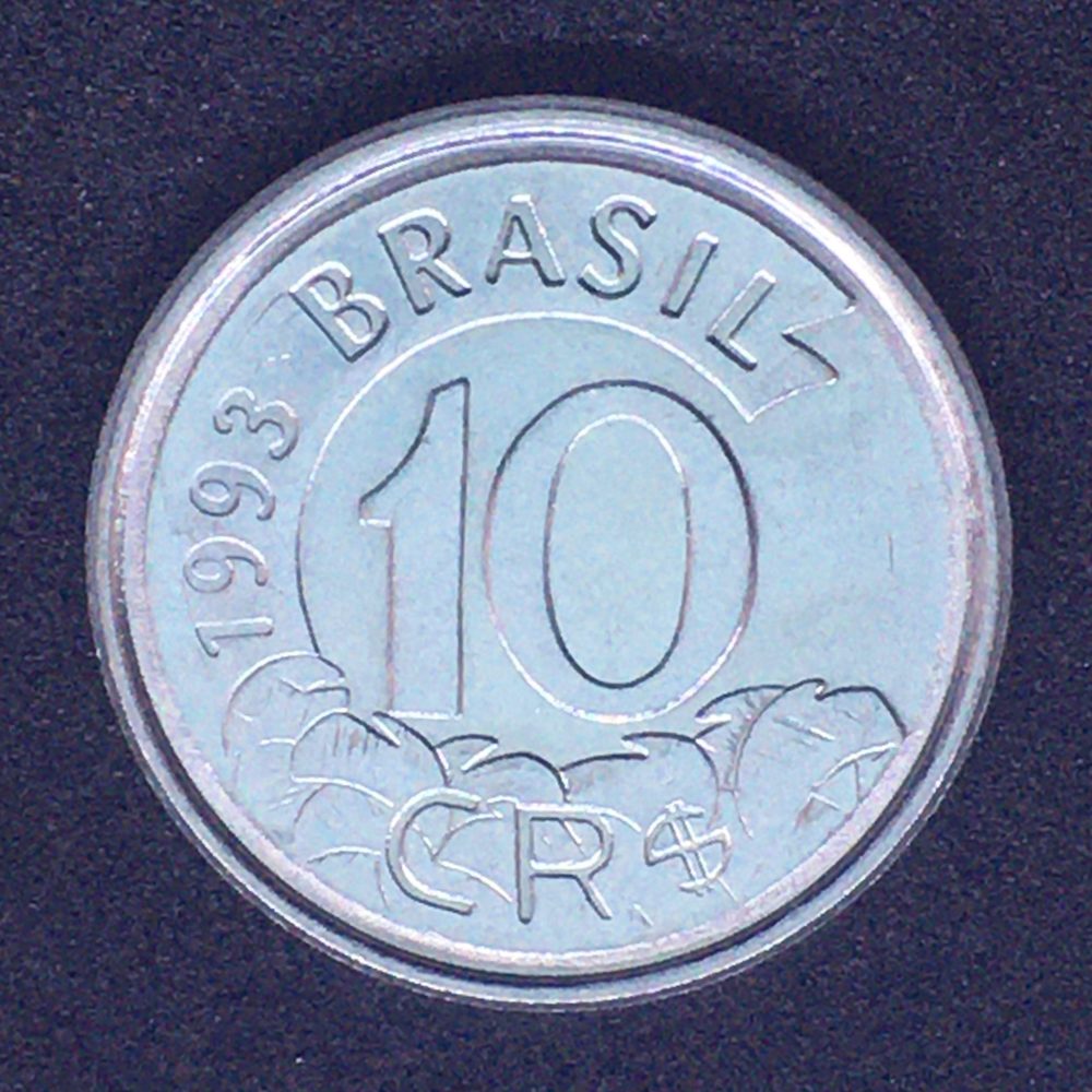 10 Cruzeiros Reais 1993 FC TAMANDUÁ | Numismático