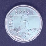 5 Cruzeiros Reais 1994 FC ARARA