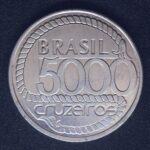 5000 Cruzeiros 1992  Soberba TIRADENTES
