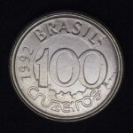 100 Cruzeiros 1992  FC PEIXE BOI