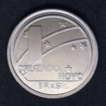 1 Cruzado Novo 1989 Aço Inox  FC - Centenário da República -