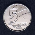 5  Centavos 1989  Aço Inox  FC  PESCADOR