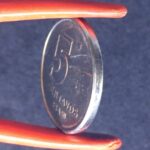 5  Centavos 1989  Aço Inox  Soberba  PESCADOR - Imagem 3