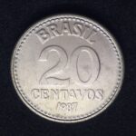 20 Centavos 1987 Aço Inox  FC