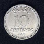 10 Centavos 1987 Aço Inox FC