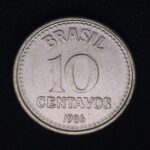10 Centavos 1986 Aço Inox FC