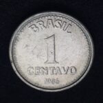 1 Centavo 1986 Aço Inox Soberba