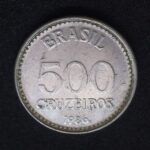 500 Cruzeiros 1986 Aço Inox   Soberba  Nova Republica