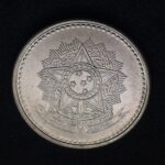 500 Cruzeiros 1985 Aço Inox   FC  Nova Republica - Imagem 2