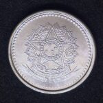 200 Cruzeiros 1985 Aço Inox  FC  Nova Republica - Imagem 2