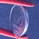 100 Cruzeiros 1986 Aço Inox  FC  Nova Republica - Imagem 3