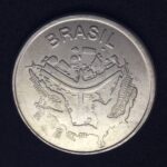 50 Cruzeiros 1982 Aço Inox  FC  PLANO PILOTO  DE BRASILIA - Imagem 2
