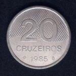 20 Cruzeiros 1985 Aço Inox  FC  IGREJA