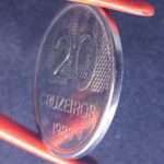 20 Cruzeiros 1985 Aço Inox  FC  IGREJA - Imagem 3