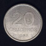20 Cruzeiros 1985 Aço Inox  Soberba IGREJA