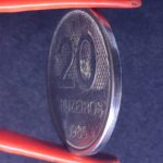 20 Cruzeiros 1985 Aço Inox  Soberba IGREJA - Imagem 3