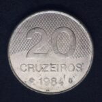 20 Cruzeiros 1984 Aço Inox  Soberba  IGREJA