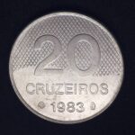 20 Cruzeiros 1983 Aço Inox  FC  IGREJA