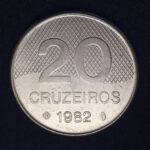 20 Cruzeiros 1982 Aço Inox  FC  IGREJA