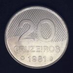 20 Cruzeiros 1981 Aço Inox  FC  IGREJA