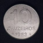 10 Cruzeiros 1983 Aço Inox  Soberba  INTEGRAÇÃO NACIONAL