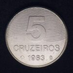 5 Cruzeiros 1983 Aço Inox  FC  CAFÉ