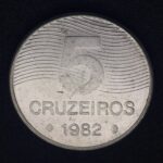 5 Cruzeiros 1982 Aço Inox  FC  CAFÉ