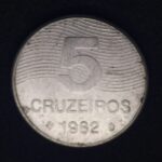 5 Cruzeiros 1982 Aço Inox  Soberba   CAFÉ