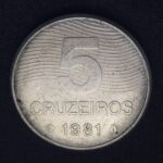 5 Cruzeiros 1981 Aço Inox  Soberba  CAFÉ