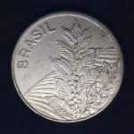 5 Cruzeiros 1980 Aço Inox  FC  CAFÉ - Imagem 2