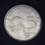 5 Centavos 1977  Aço Inox  Soberba (FAO)