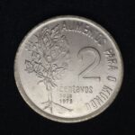 2 Centavos 1975  Aço Inox  FC  (FAO)