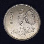 1 Cruzeiro 1972    Níquel  FC  SESQUICENTENÁRIO DA INDEPENDÊNCIA DO BRASIL - Imagem 2
