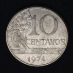 10 Centavos  1974   Aço Inox   Soberba