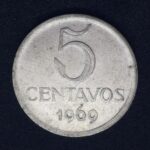 5 Centavos  1969   Aço Inox   Soberba
