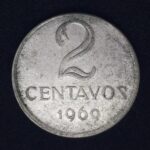 2 Centavos  1969  Aço Inox   Soberba