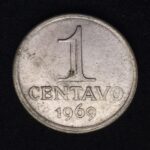 1 Centavo  1969  Aço Inox   Soberba