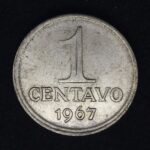 1 Centavo  1967  Aço Inox   Soberba