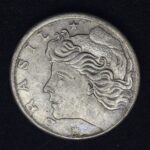 1 Centavo  1967  Aço Inox   Soberba - Imagem 2