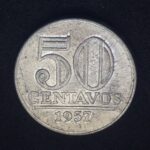 50 Centavos  1957  Alumínio   FC