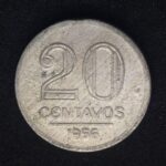 20 Centavos  1956  Alumínio   Soberba