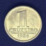 1 Cruzeiro  1956  Bronze-Alumínio   Soberba   (módulo reduzido)  Série Armas da República