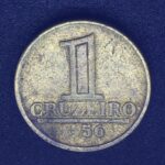 1 Cruzeiro  1956  Bronze-Alumínio   MBC   (módulo reduzido)  Série Armas da República