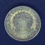 1 Cruzeiro  1956  Bronze-Alumínio   MBC   (módulo reduzido)  Série Armas da República - Imagem 2