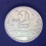 2 Cruzeiros  1955  Bronze-Alumínio   FC