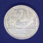 2 Cruzeiros  1955  Bronze-Alumínio   Soberba