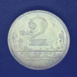 2 Cruzeiros  1945  Bronze-Alumínio   MBC  s/ sigla